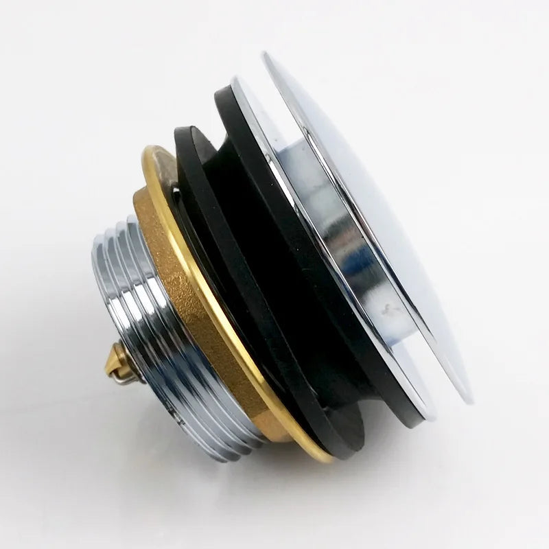 Bathtub Bounce Drainer/single-head Foot-operated Bathtub Drainer/copper Bathtub Drainer  Kitchen Accessories  tub drain