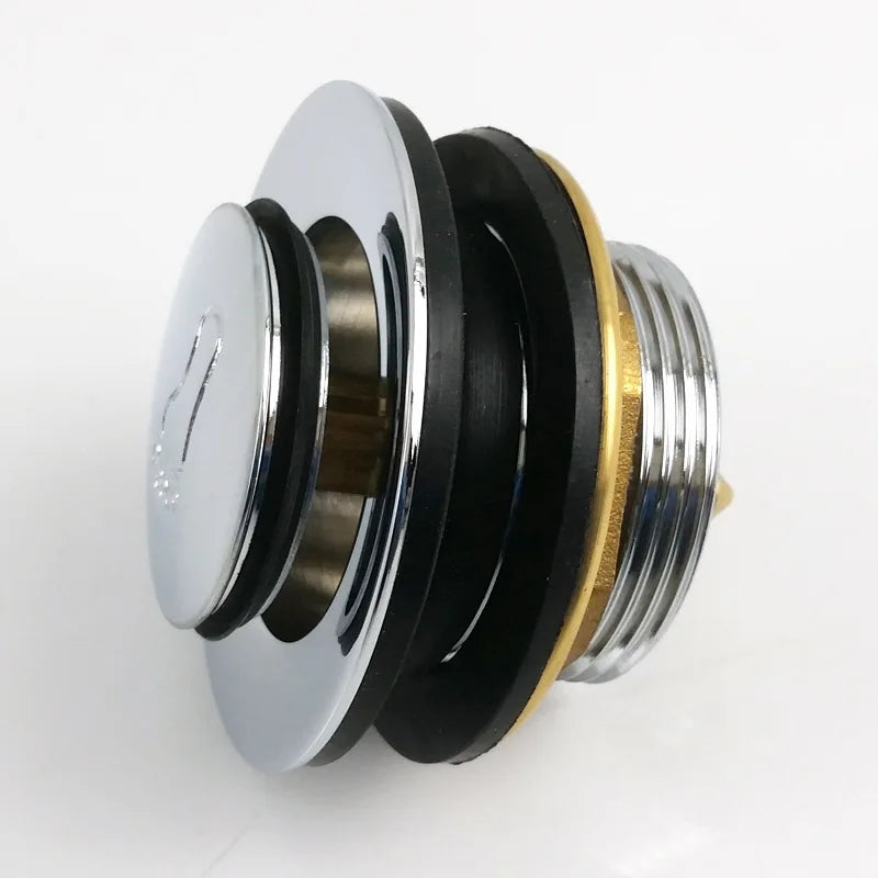 Bathtub Bounce Drainer/single-head Foot-operated Bathtub Drainer/copper Bathtub Drainer  Kitchen Accessories  tub drain