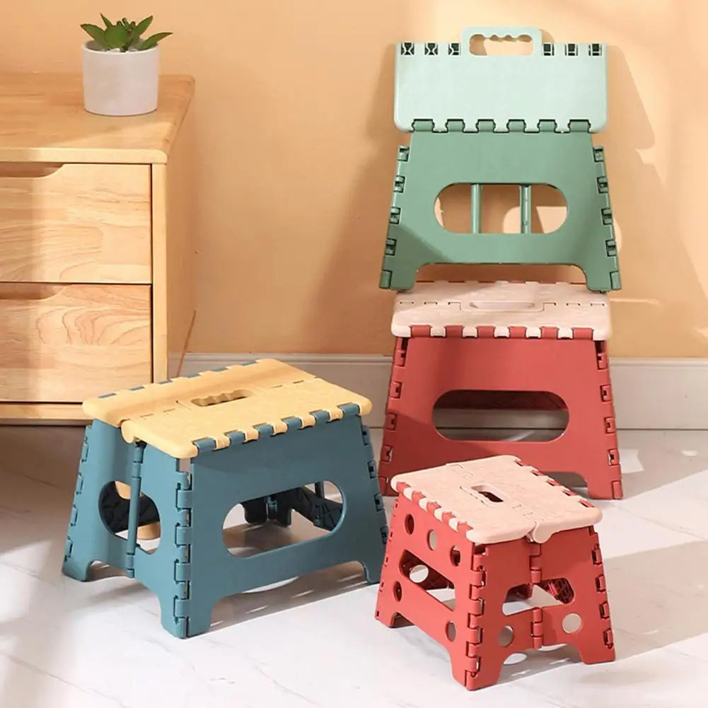 Folding Step Stool Portable Chair Seat For Home Bathroom Kitchen Garden Camping Kids And Adults Use Chair Seat