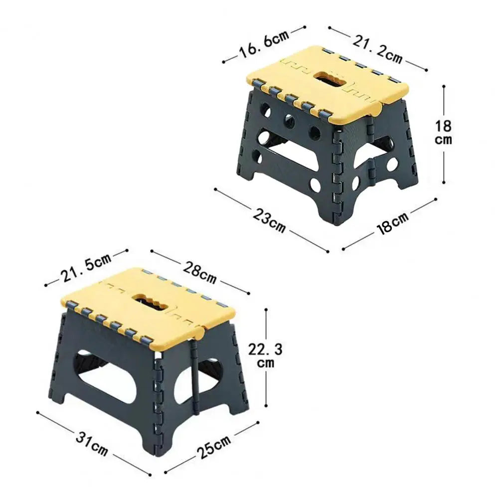 Folding Step Stool Portable Chair Seat For Home Bathroom Kitchen Garden Camping Kids And Adults Use Chair Seat