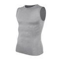 Men Compression Tank Top Slim Sleeveless Vest Breathable Quick Dry for Fitness Gym Sweat Cycling Active Tops